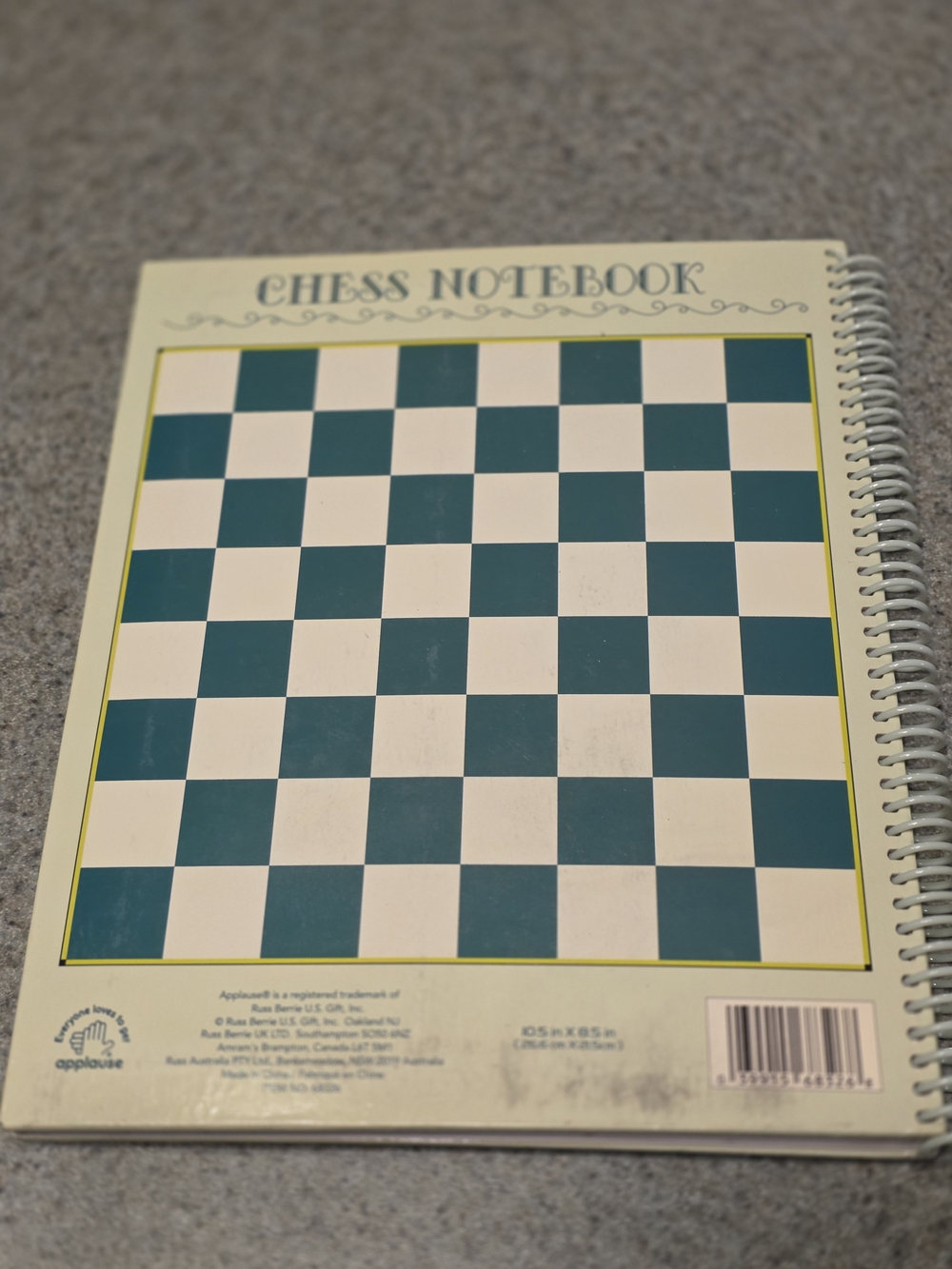 Chess Notebook - Picture 2 of 3